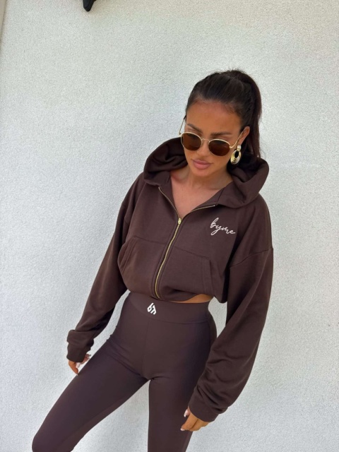 Bluza HOODIE czekoladowa By Me