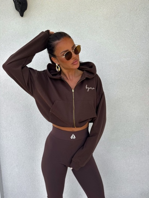 Bluza HOODIE czekoladowa By Me