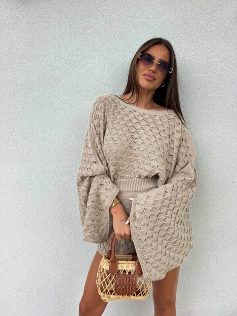 Sweter GRACE ciemny beż By Me