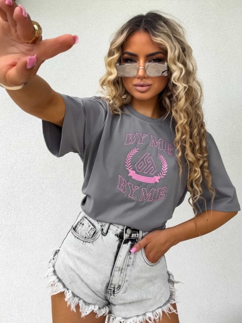 T-shirt LAUR szary By Me