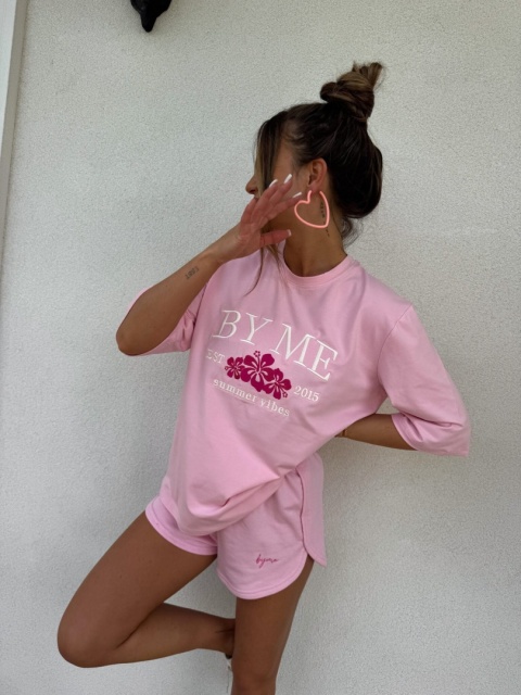 T-shirt VIBES różowy By Me