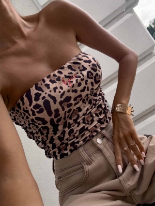 Top Maven print panterka By Me