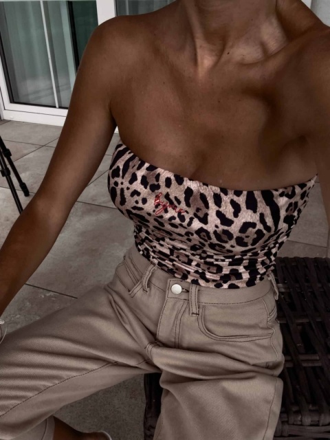Top Maven print panterka By Me