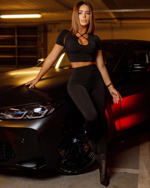 Komplet 2częściowy DAPHNE czarny - LA MANUEL