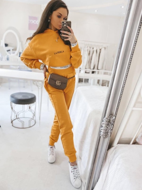 Komplet dresowy SPRING pomarańczowy - LA PERLA