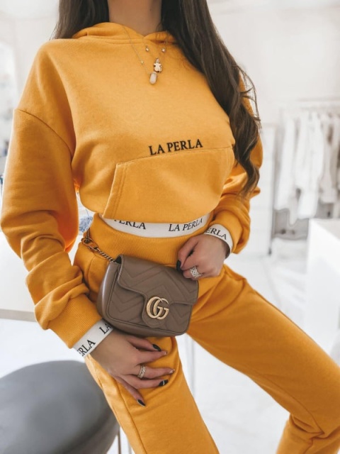 Komplet dresowy SPRING pomarańczowy - LA PERLA