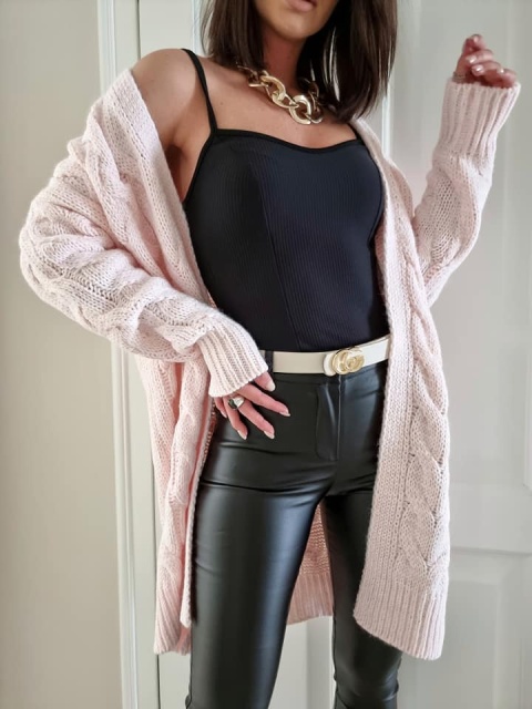 Spodnie woskowane CLASSIC czarne - BY ME