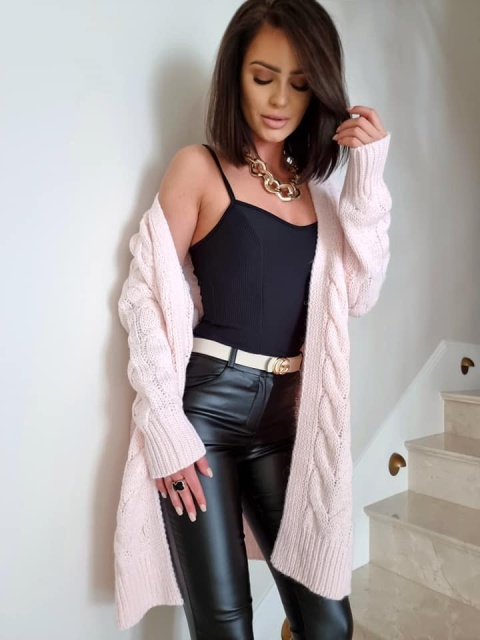 Spodnie woskowane CLASSIC czarne - BY ME