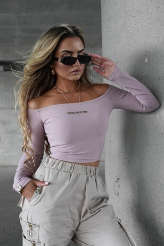 Bluzka hiszpanka brudny róż LOVELY II La Monne