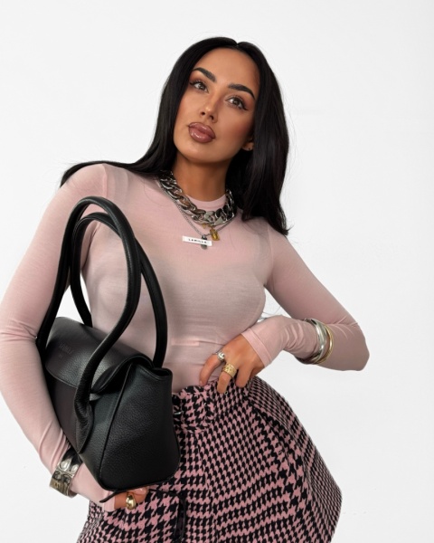Bluzka longsleeve różowy La Milla