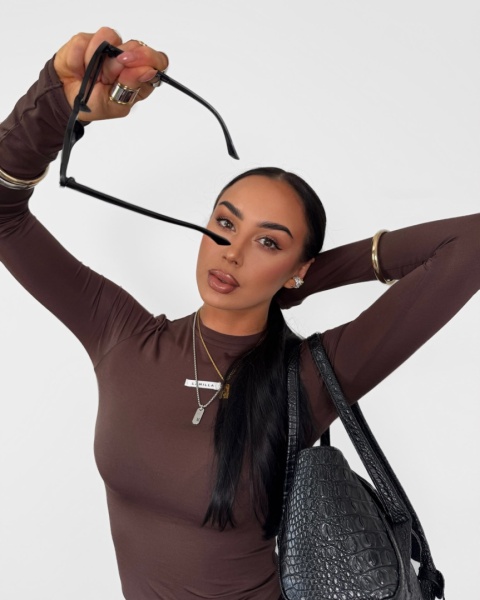 Bluzka longsleeve czekolada La Milla