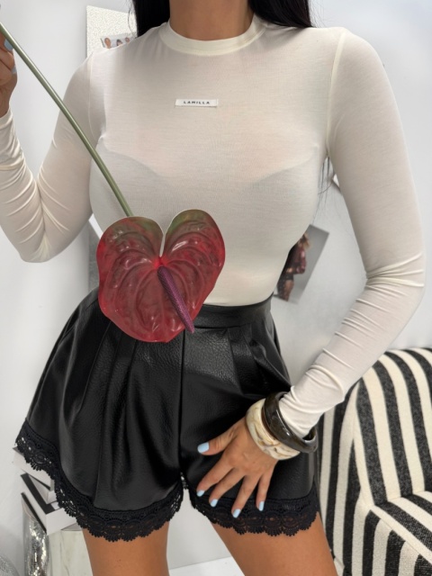 Bluzka longsleeve ecru La Milla