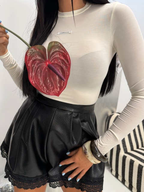 Bluzka longsleeve ecru La Milla