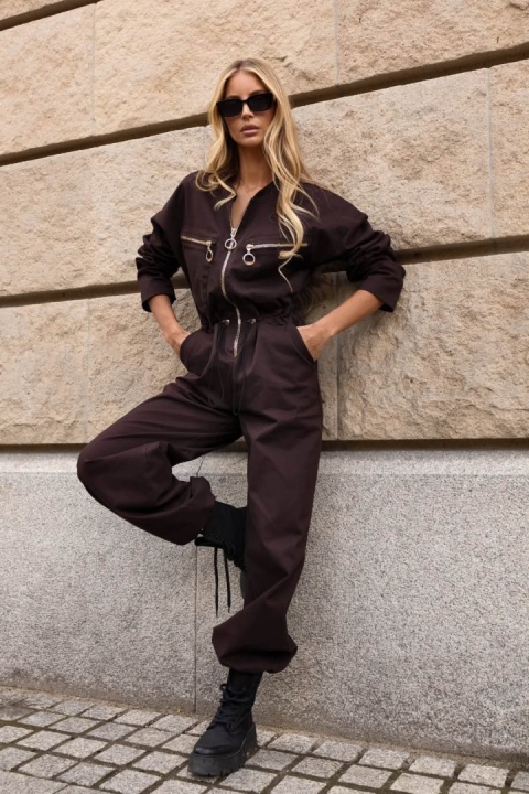 Kombinezon VOGUE czekoladowy Mia Maison