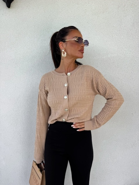 Sweter GIVEN – ciemny beż By Me