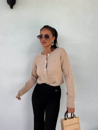 Sweter GIVEN – ciemny beż By Me