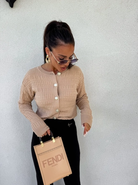 Sweter GIVEN – ciemny beż By Me