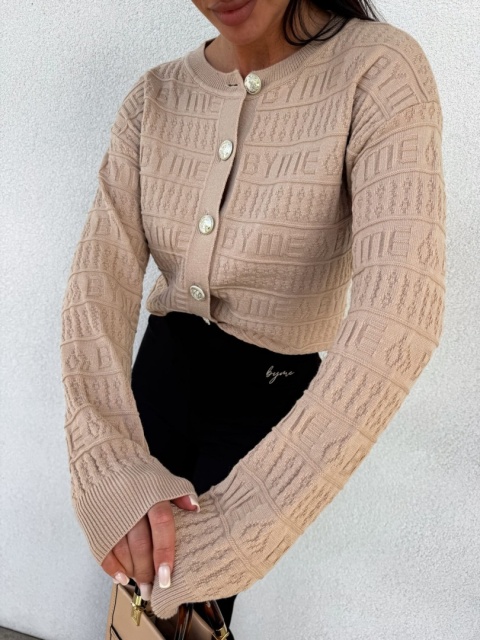 Sweter GIVEN – ciemny beż By Me