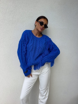 Sweter INDIANA chabrowy By me