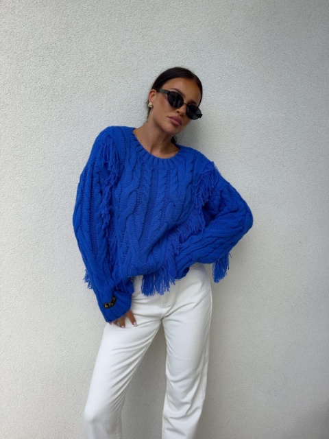Sweter INDIANA chabrowy By me