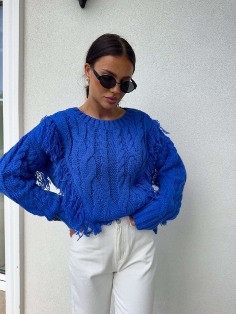 Sweter INDIANA chabrowy By me