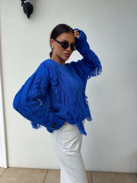 Sweter INDIANA chabrowy By me