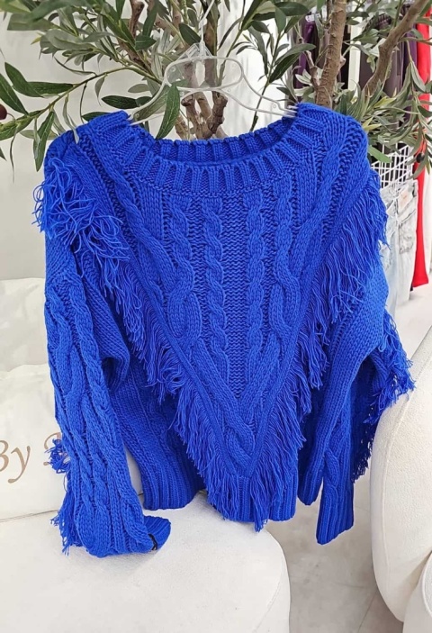 Sweter INDIANA chabrowy By me