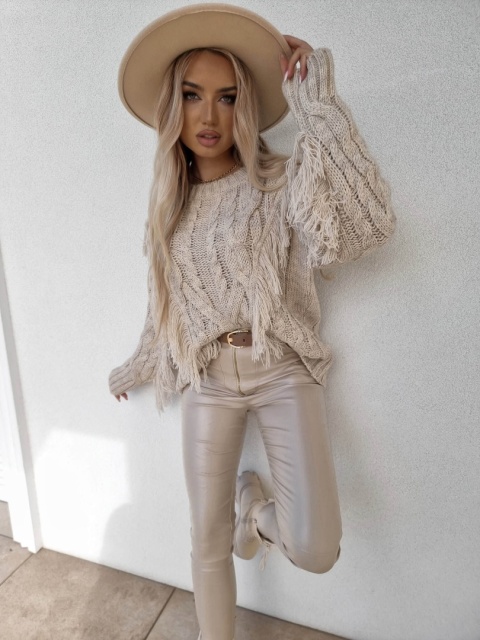 Sweter INDIANA beżowy By me
