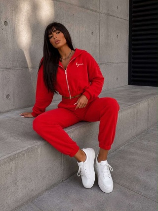 Bluza HOODIE czerwona By Me
