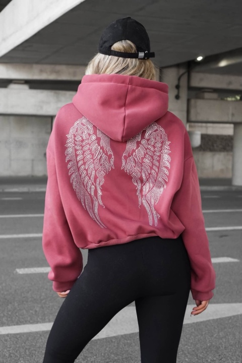 Bluza kangurka SERAPH szminka La Monne