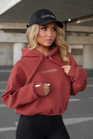 Bluza kangurka SERAPH terracotta La Monne