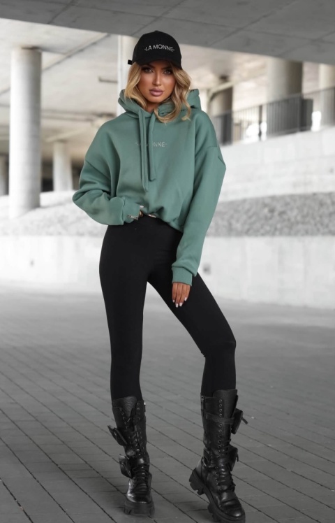 Bluza kangurka SERAPH matcha La Monne