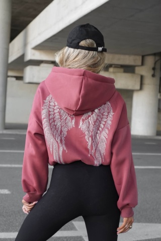 Bluza rozpinana SERAPH kolor szminka La Monne