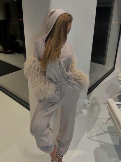 Kombinezon sweterkowy z wełną Sonia Agatha Fashion