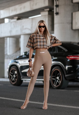 Legginsy SOHO karmel La Monne