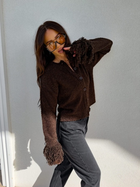 Sweter PONY czekoladowy By Me