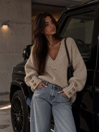 Sweter TOUS jasny beż By Me