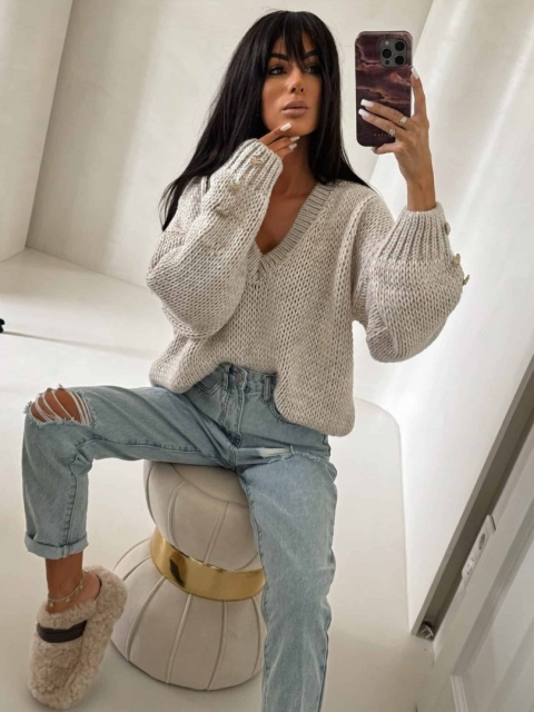 Sweter TOUS jasny beż By Me