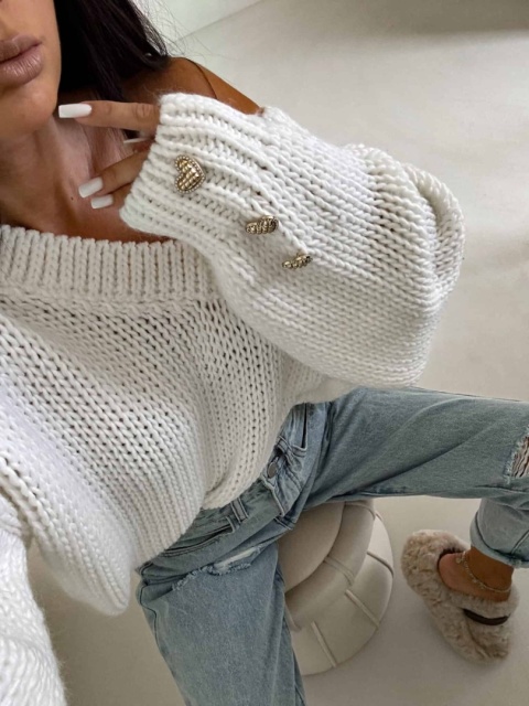 Sweter TOUS ecru By Me