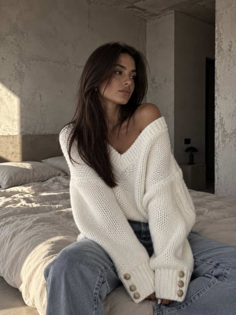 Sweter TOUS ecru By Me