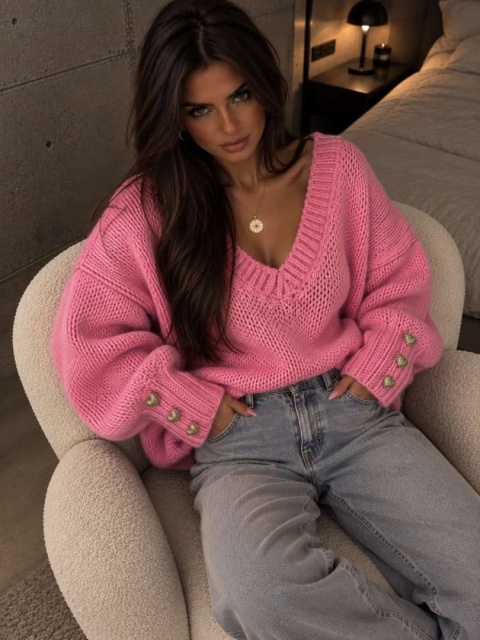 Sweter TOUS różowy By Me