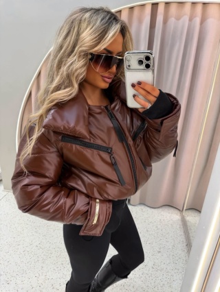 Kurtka ASPEN JACKET czekoladowy brąz La Monne