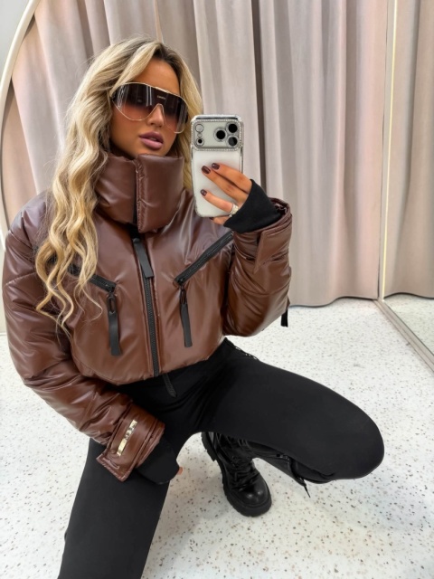 Kurtka ASPEN JACKET czekoladowy brąz La Monne