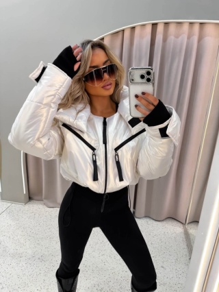 Kurtka ASPEN JACKET perłowa biel La Monne