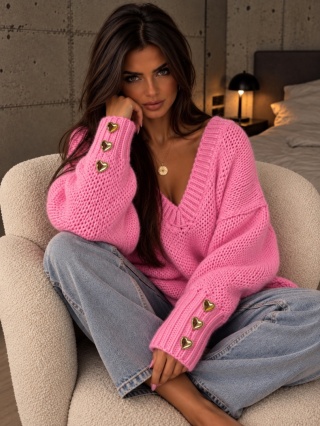 Sweter TOUS różowy By Me