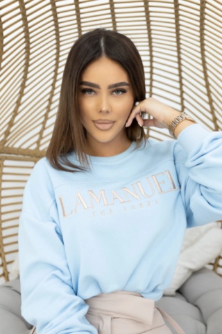 Bluza LAMANUEL błękitna- LA MANUEL