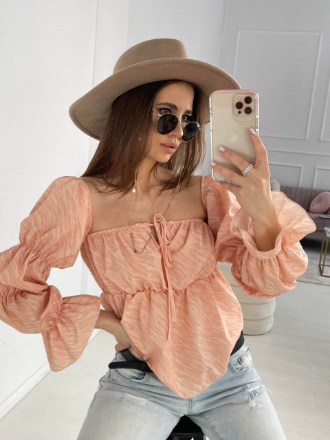 Bluzka hiszpanka PRETTY PEACH Bluzka hiszpanka PRETTY PEACH