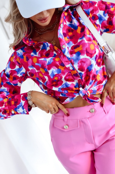 Elegancka koszula w mocnych kolorach - XANA