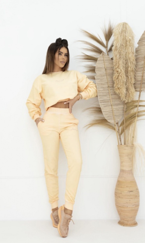 Komplet dresowy PEACH AND BEACH brzoskwinia - LA MANUEL