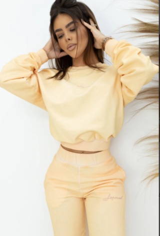 Komplet dresowy PEACH AND BEACH brzoskwinia - LA MANUEL